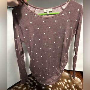 Hailey & Co Women’s Perfect Polka Dot Layering Tee
